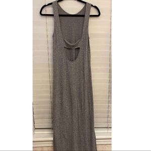 HM GREY FITTED DRESS